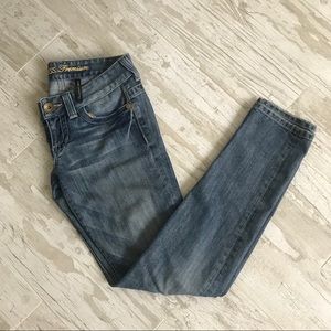 Guess premium skinny blue jeans